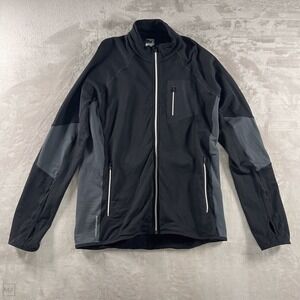 Icebreaker Merino GT Men's Full Zip Jacket Performance Casual Outdoors L Black